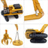 Scale1:87 Tipmant Alloy Die-cast Vehicle Model Toy Material Handling Diecast Crane Engineering Truck Metal Durable Kids