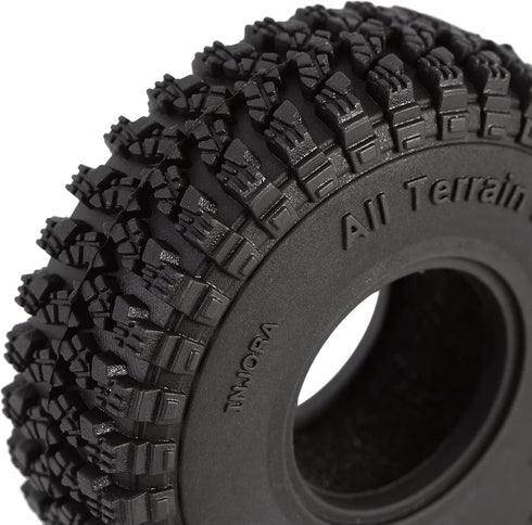 INJORA 1.0 Tires-S3 All Terrain Crawler Tires - Upgrade Parts for TRX4M SCX24 AX24 FCX24, 58 * 20mm