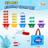 Gacoman 1 Toddler1-3 Counting, 12-18 Montessori Toys for Year Old Boy Girl Birthday Gift- Cloth Fishing Game
