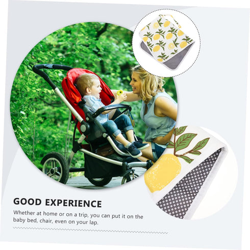 Portable Baby Changing Mat for Travel Waterproof Diaper Change Pad Infant Changing Cushion Soft Fabric Lightweight