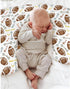 Neutral American Football Baby Nursing Pillow Covers for Boy Girl Cute Football Game Day Nursery Pillowcase