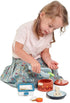 Tender Leaf Toys - Pots and Pans, 13 Pcs Wooden Pretend Cooking Playset, Play Kitchen Cookware Accessories for Kids