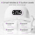 4 9 19/21/24mm 2 Pack Breast Pump Hands Free, Wearable Breastfeeding Pump with Modes & Levels, Portable Electric Breast