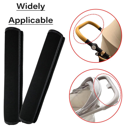 LiXiongBao 2Pcs 10.82 5.51inches * Stroller Handlebar Cover,Pushchair Armrest Handle Protector Cover,Pram Bumper Bar