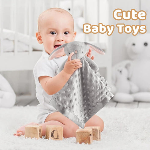 Pro Goleem Loveys for Babies, Soft Security Blanket Snuggle Toy, Newborn Stuffed Animals Baby Gifts for Boys and Girls,