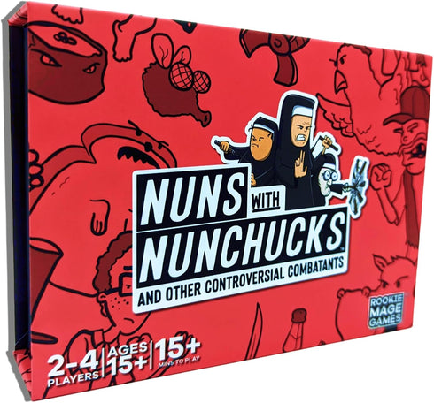 Nuns with Nunchucks - Hilarious Card Game for Adults, Battle for World Domination