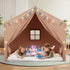 Kids Tent with Mat Playhouse for Kids Indoor Outdoor Play Tent for