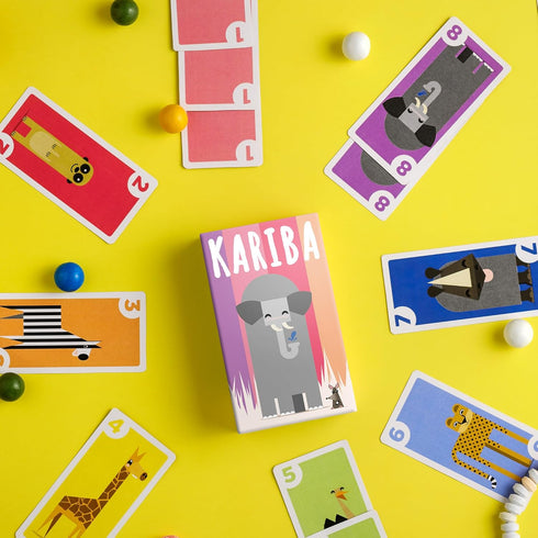 Kariba Card Game - Survival of The Fittest in The African Savanna! Fast-Paced Strategy Game for Kids & Adults