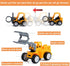 24PCS Juuxncgv Mini Construction Vehicles,Play Figure Vehicles,Pull Back Engineering Vehicles,Toy Figure Construction