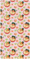Jynexis Food Shrimp Pink Pattern Baby Crib Sheets, Cotton Fitted Crib Sheet, Soft