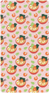 Jynexis Food Shrimp Pink Pattern Baby Crib Sheets, Cotton Fitted Crib Sheet, Soft