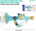 Little Trumpet Toy for Toddlers, Musical Educational Toys for Kids Ages 1-3, Infants Music Toys (Blue)