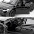 1:36 Camry XSE Car Model, Diecast Pull Back Toy Car, Doors Open, Collection Kids Gift (Black)