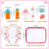 9 Set 1215 Inch BABESIDE Baby Doll Accessories Pcs Feeding with Magic Bottles, Pacifiers, Bibs, Diapers & Carry Bag