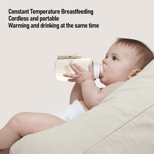 LICAEVEY Settings, (6000mah) Portable Bottle Warmer, Milk Bottle Heat Keeper with Fast Heating, Night Light, Multiple