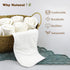 5-Layer Diaper(6 Pack) Mama Koala Natural Baby Cloth Diaper Inserts with Snaps, Adjustable and Reusable for Any Baby