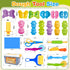 Sets 22pcs Knife,3D Dough Play Tools for Kids, Clay and Dough Accessories for Toddlers with Storage Box, Silicone Mat