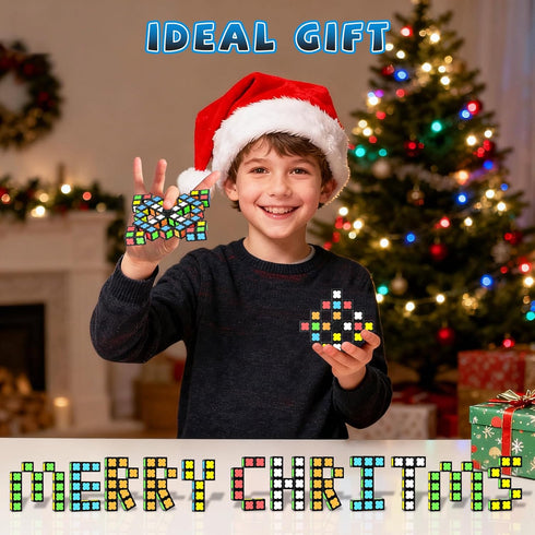 Mini-38 3x3x3 Cube-4 1 Magnetic Fidget Spinner Blocks, Glow Magnet Cube & Transformable Fidget Spinner & Infinity Cube