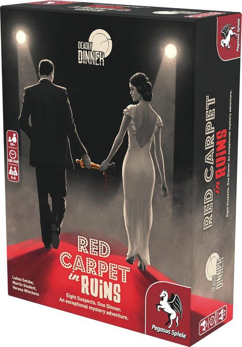 Deadly Diner: Red Carpet in Ruins - Board Game by Pegasus Spiele for 6-8 Players