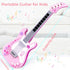 Jakeloo Kids Guitar, Toddler Electric Guitar Toy with Strap, Ideal for 3-8 Year Old Boys Girls (Pink)
