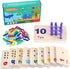 Wooden Counting Numbers Peg Board for Kids, Montessori Math Toy for Toddlers,