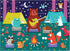 Campfire Friends Scratch and Sniff Puzzle from Mudpuppy – 60 Piece Jigsaw with 6 Shaped Pieces, 3 Campfire Scents