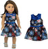 XFEYUE 22 18 inch 18 inch 10 Sets Pcs American Doll Clothes Gifts and Accessories, Fit Doll - Including of Various
