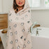 Copper Pearl Premium Hooded Towel for Big Kids - Adorable Penguins Design