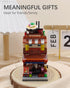 Japanese Street View Ramen Shop Building Blocks Set, Creative Model Architecture, Mini Bricks Construction Toy for
