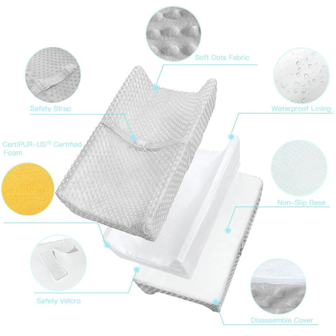 YENING 29 15 Mini Changing Pad Small x with Washable Cover Waterproof Baby Diaper Changing Pad for Dresser Table Pad