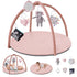 Blissful Diary Baby Play Gym Mat, Tummy Time Activity Mat with 6