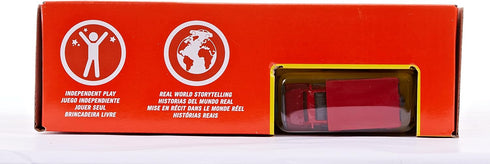 Matchbox Cars Playset - Action Drivers Helicopter Rescue & 1:64 Scale Toy Ambulance, Connects to Other Sets