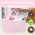 ABenkle Baby Diaper Caddy - Nursery Storage Bin and Car Organizer for Diapers and Wipes