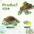 5 Set 12 Inch 4 Aoriher Pieces Plush Turtle Stuffed Turtle Stuffed Sea Turtle Mom with Little Turtles Soft Plush