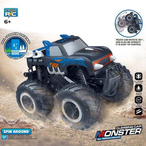 Threeking 1:16 Pick-up Toys RC Car Truck, Waterproof Remote Control Cars, Suitable for All Terrain 4WD Off-Road Gifts