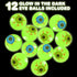 ArtCreativity Glow in the Dark Eye Bouncing Balls - Bulk Pack of 12, 1.25 Inch High Bounce Balls for Kids