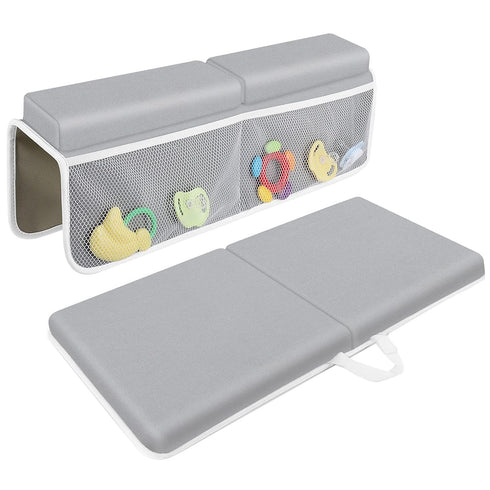 JJGoo Bath Kneeler with Elbow Rest Pad Set, 1.5 inch Kneeling Pad