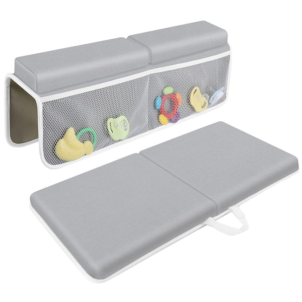 JJGoo Bath Kneeler with Elbow Rest Pad Set, 1.5 inch Kneeling Pad