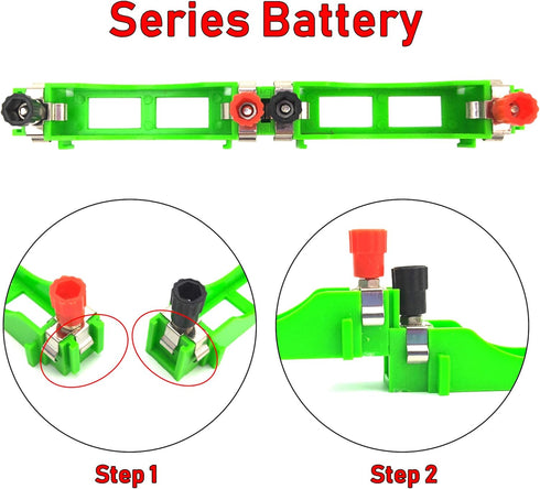 EUDAX Electricity Experiment Set, Physics Science Lab Learning Circuit Kit for Junior Senior High School Students