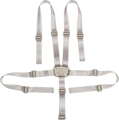 ECR4Kids Universal 5-Point Wrap Harness Strap for High Chairs, Replacement Part, Grey