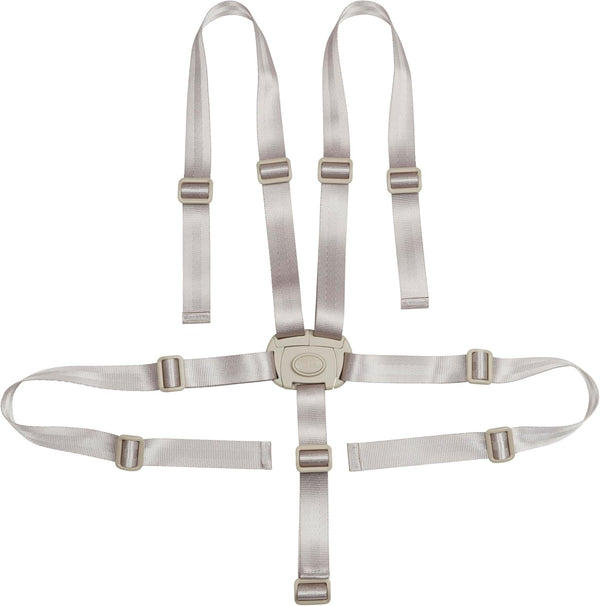 ECR4Kids Universal 5-Point Wrap Harness Strap for High Chairs, Replacement Part, Grey