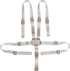 ECR4Kids Universal 5-Point Wrap Harness Strap for High Chairs, Replacement Part, Grey
