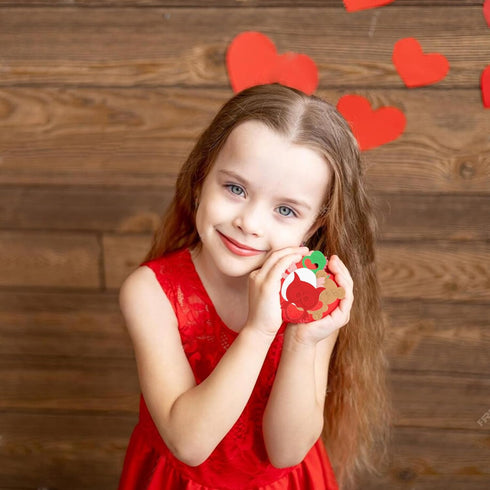 Seeiuua Valentines Teething Toys, Soft Silicone Baby Soothing Teether, Chew Toys, Baby Valentines Gifts, Birthday Gifts
