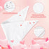 165 Set 36 36 80 12 1 NACHLYNN Pcs White Baby Bibs Baby Shower Games Including Blank Baby Bibs Stencils Clothespins