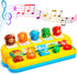 Hieoby 1 9-12-18 1-2 Interactive Pop up Animal Toys with Music & Light, Montessori Cause and Effect Toys for Year Old