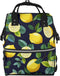 DWVTSLH Lemon fruit Diaper Bag Backpack Multifunction Nappy Bags Waterproof Mummy Backpack Large