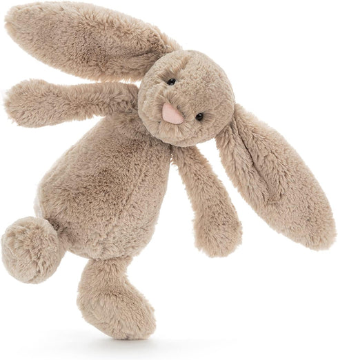 Jellycat Bashful Beige Bunny Stuffed Animal, Medium 12 inches - Classic Children's Gift