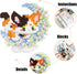 TENYEAH 2 1 Set 2 Packs in Micro Cat Building Block Animals for Adults, Cat Building Toy, Mini Goodie Bags Stuffers