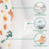 AMASKY Nursing Pillow, More Support for Mom and Baby, Removable Cotton Cover and Colorful Animal Patterns, Machine