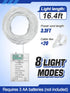16.4FT Durable Baby Stroller Lights for Walking at Night, Make the Stroller Visible, with Cable Ties, LED Lights